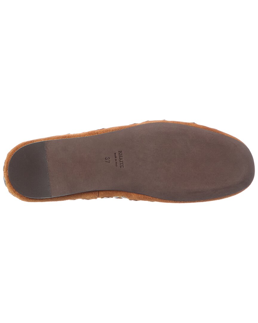 Khaite Jane Suede Flat