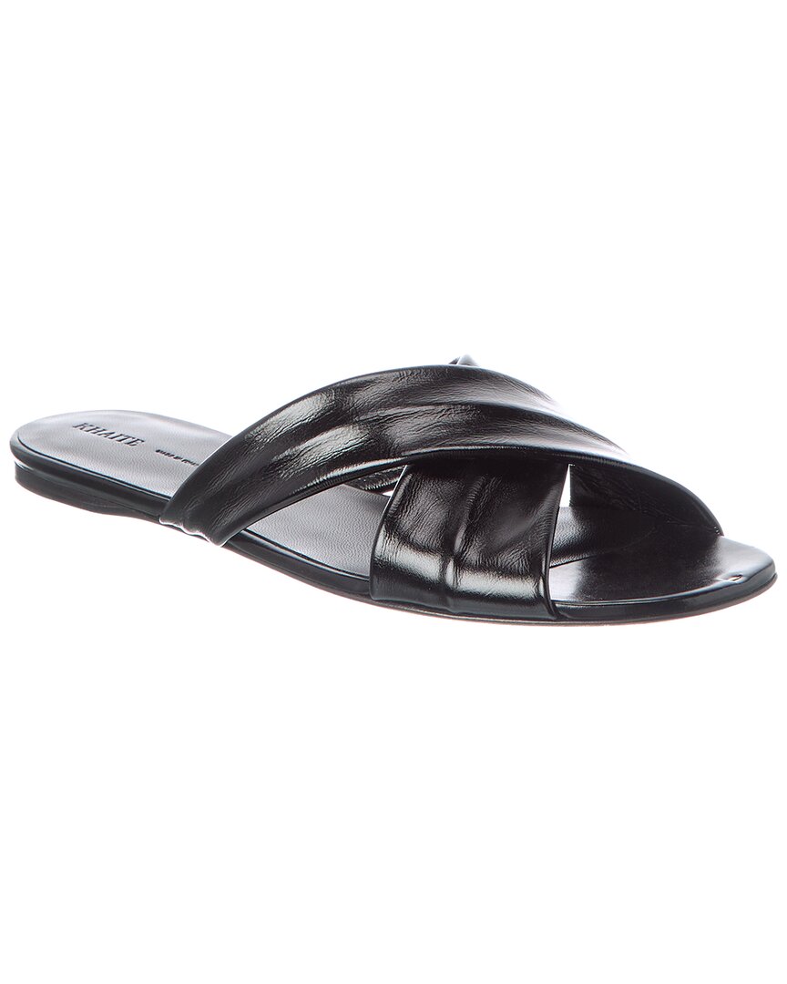 Khaite Liria Leather Flat Sandal