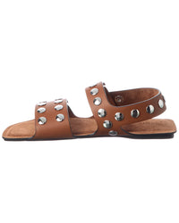 Khaite Boden Leather Flat Sandal