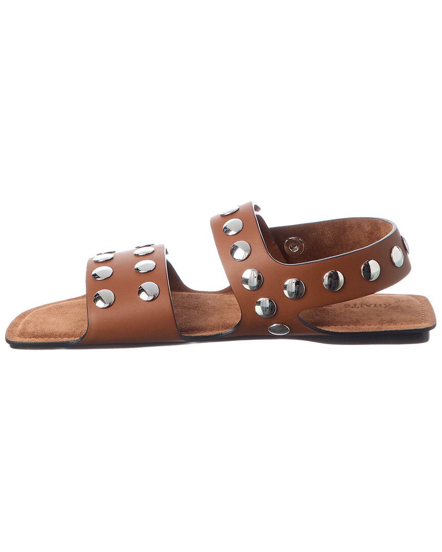 Khaite Boden Leather Flat Sandal