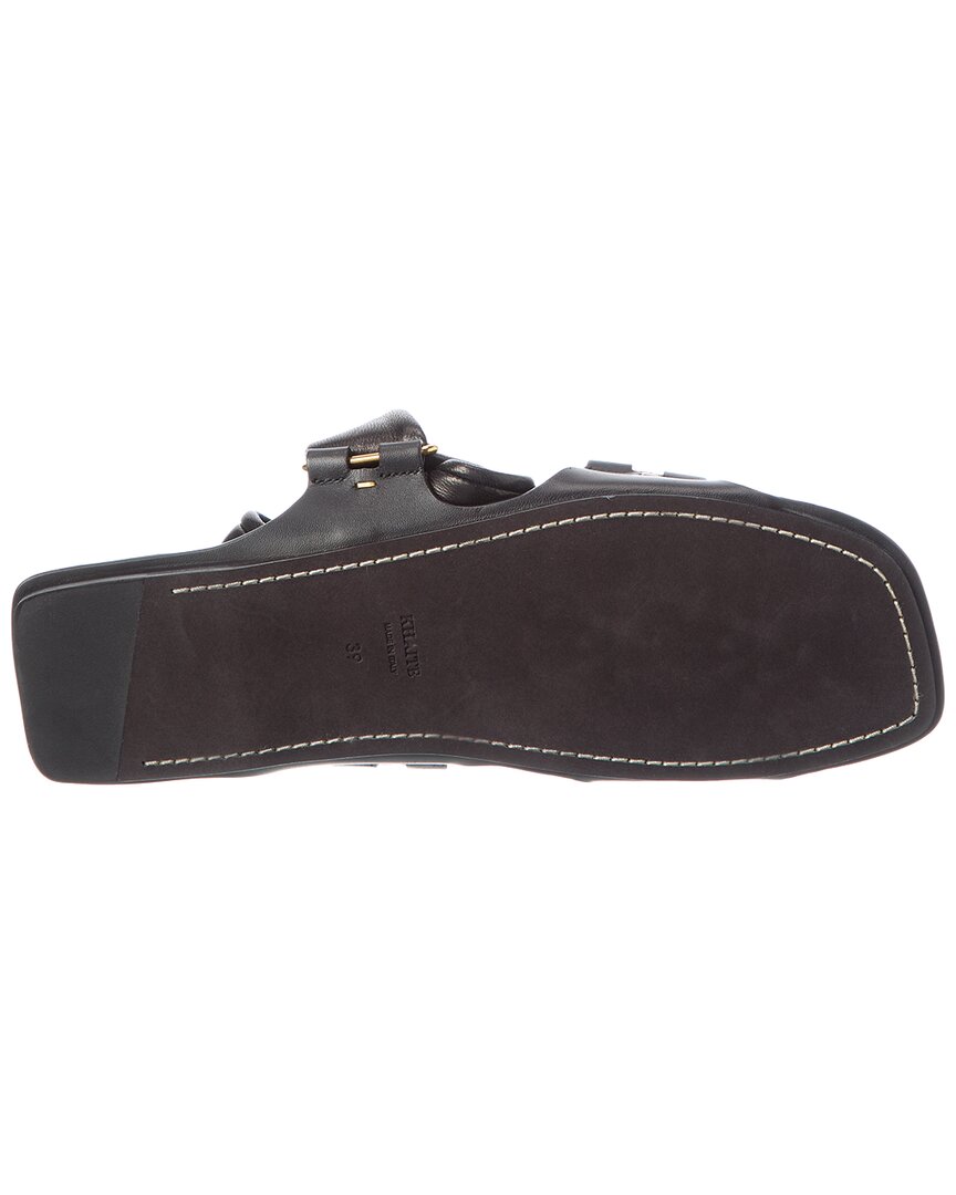 Khaite Boden Tied Leather Flat Sandal