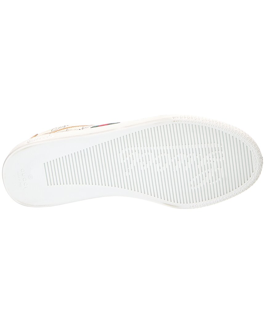 Gucci Gg Stretch Low Top Leather Sneaker – Bluefly