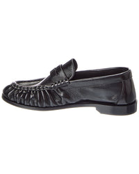 Saint Laurent Le Shiny Leather Loafer