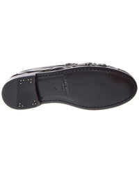 Saint Laurent Le Shiny Leather Loafer