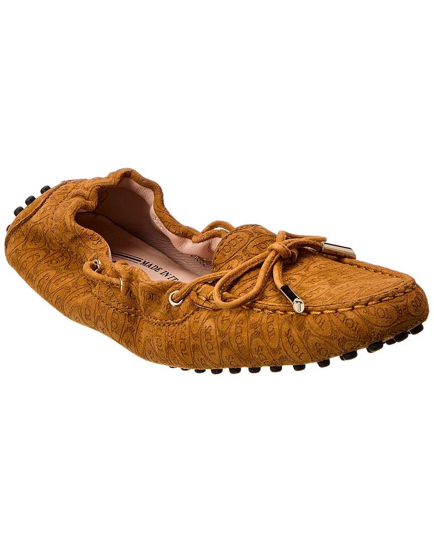 Tod’S Alber Elbaz Suede Loafer Brown Multi