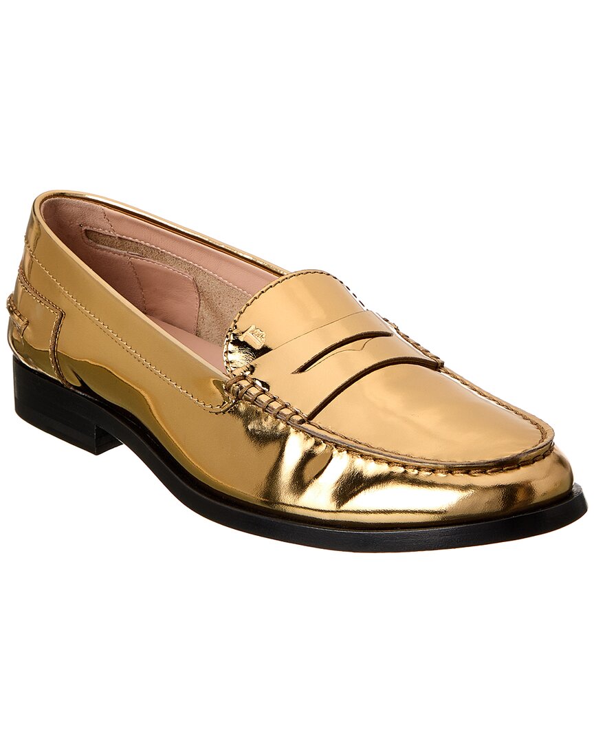 Tod’S Logo Leather Loafer