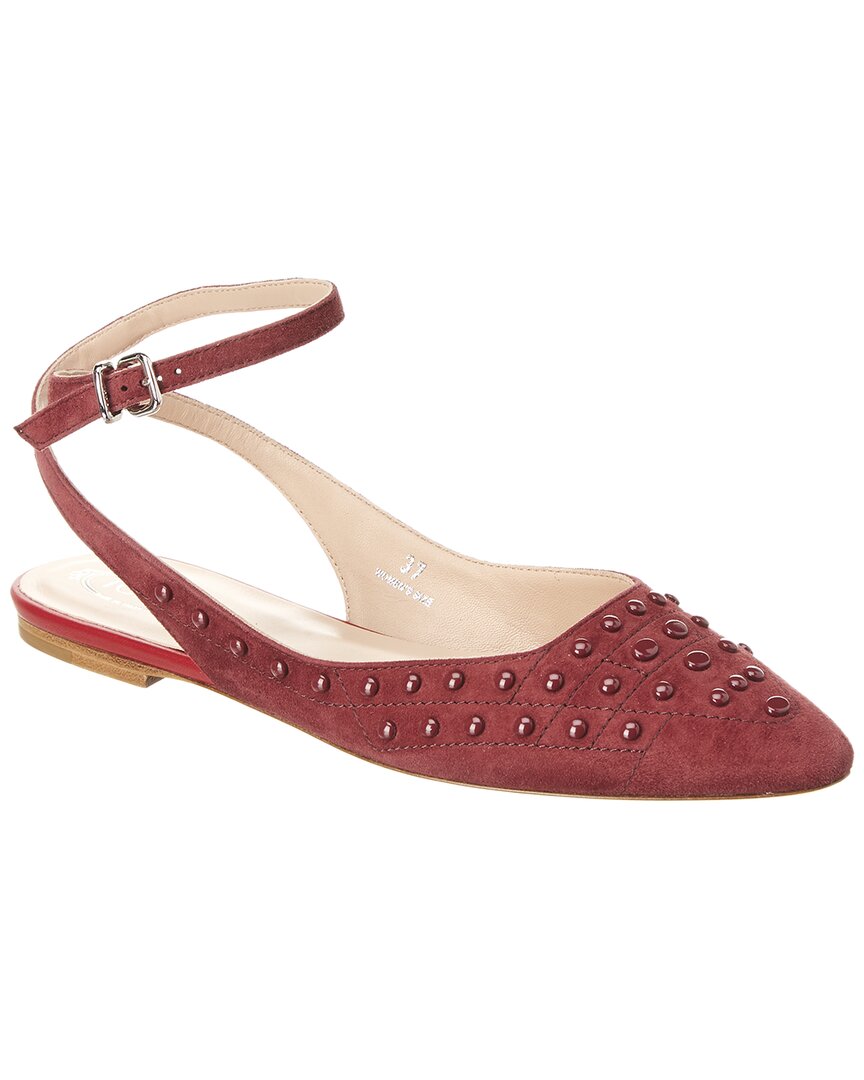 TOD's Tod's Pointed-Toe Suede Ballet Flat