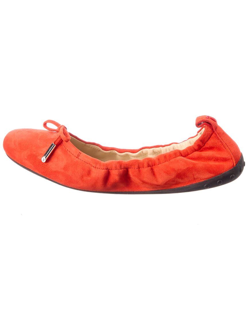 Tod's Suede Ballerina Flat