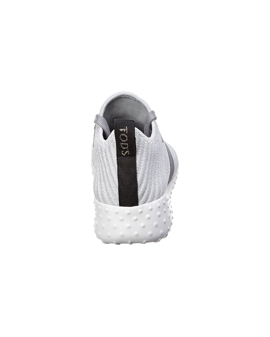 Tods Lace-Up Knit Sneaker