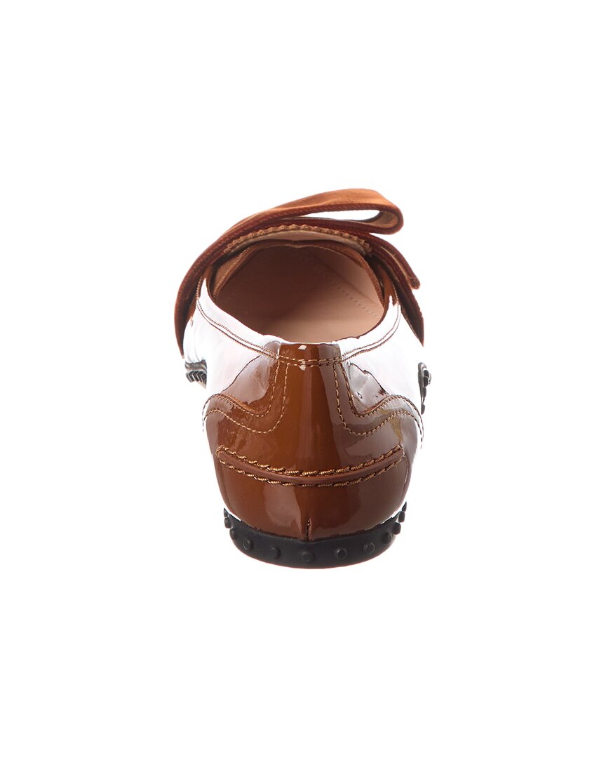 TOD's Tods Bow Detail Patent Loafer