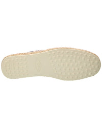 Tod’S Snake-Embossed Leather Espadrille