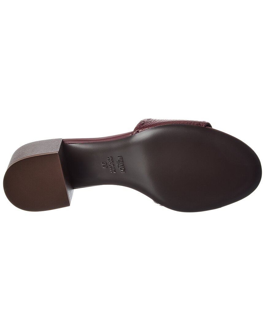 FENDI Fendi Baguette Leather Sandal