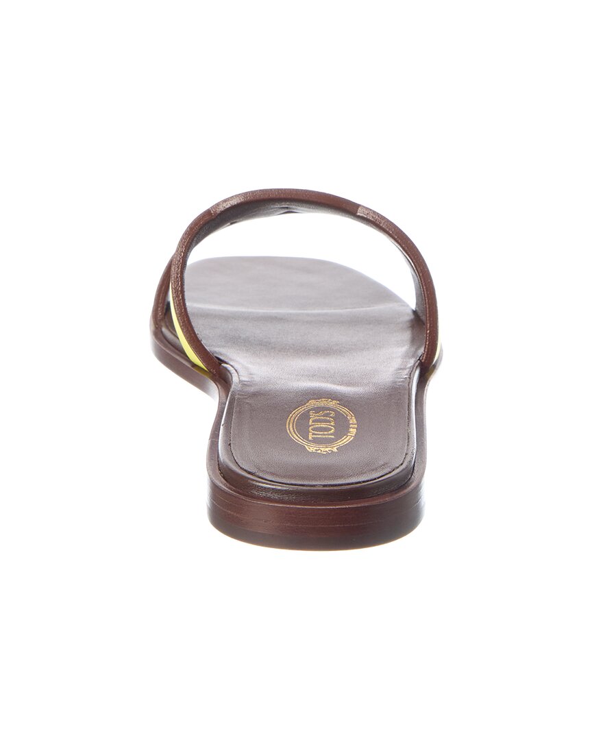 Tod's Logo Leather Sandal
