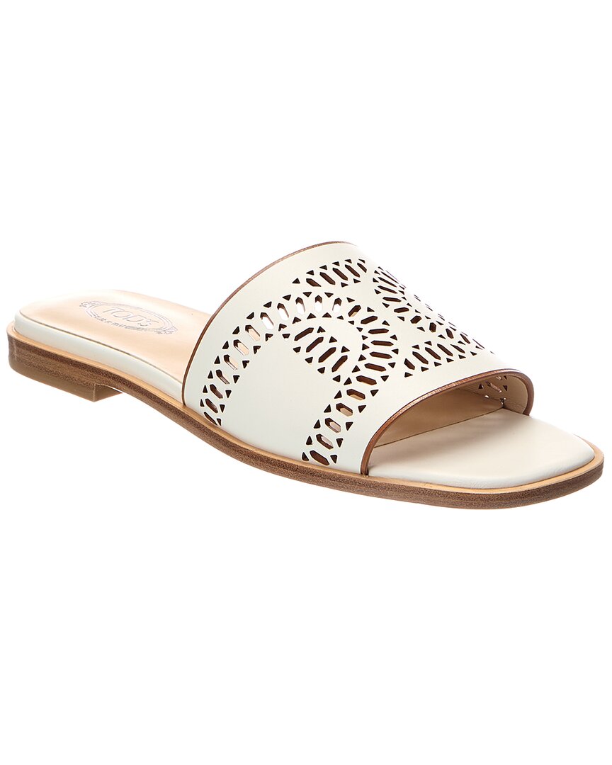 Tod's Logo Leather Sandal
