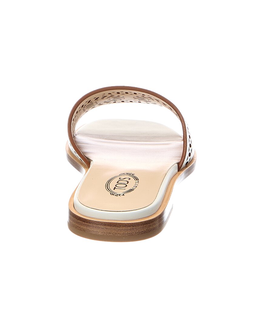 Tod's Logo Leather Sandal