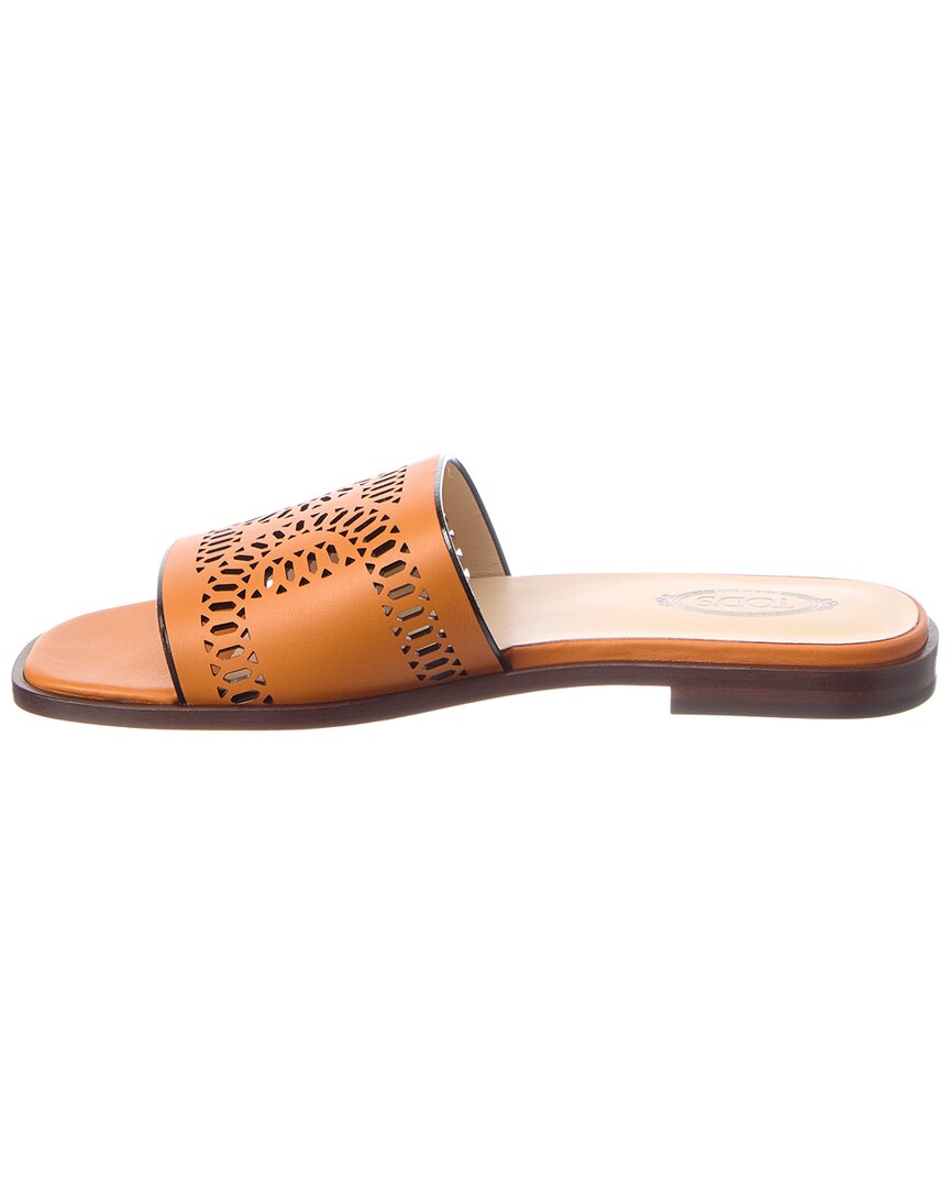 Tod's Logo Leather Sandal