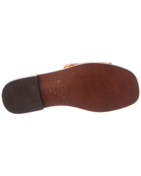Tod's Logo Leather Sandal