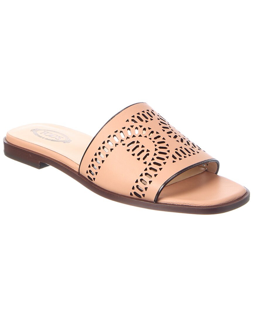 Tod's Logo Leather Sandal