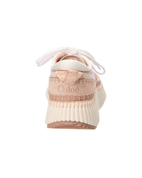 Chloé Chloé Nama Nylon & Suede Sneaker