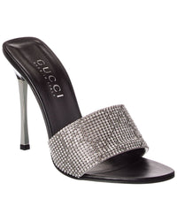 Gucci Gucci Bombshell Crystal Mesh Sandal