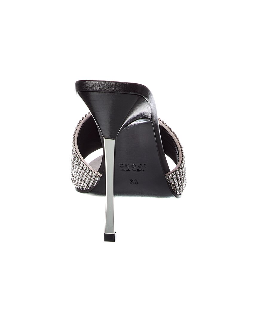 Gucci Gucci Bombshell Crystal Mesh Sandal
