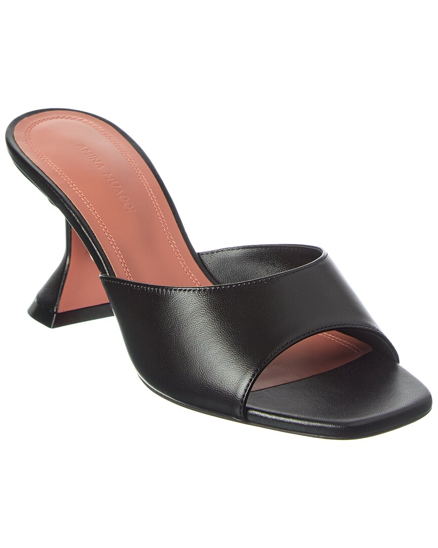 AMINA MUADDI Amina Muaddi Lupita 70 Leather Sandal