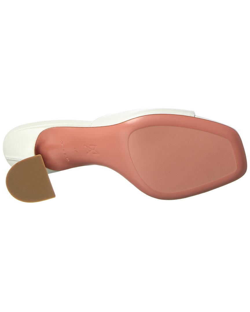 AMINA MUADDI Amina Muaddi Lupita 70 Leather Sandal