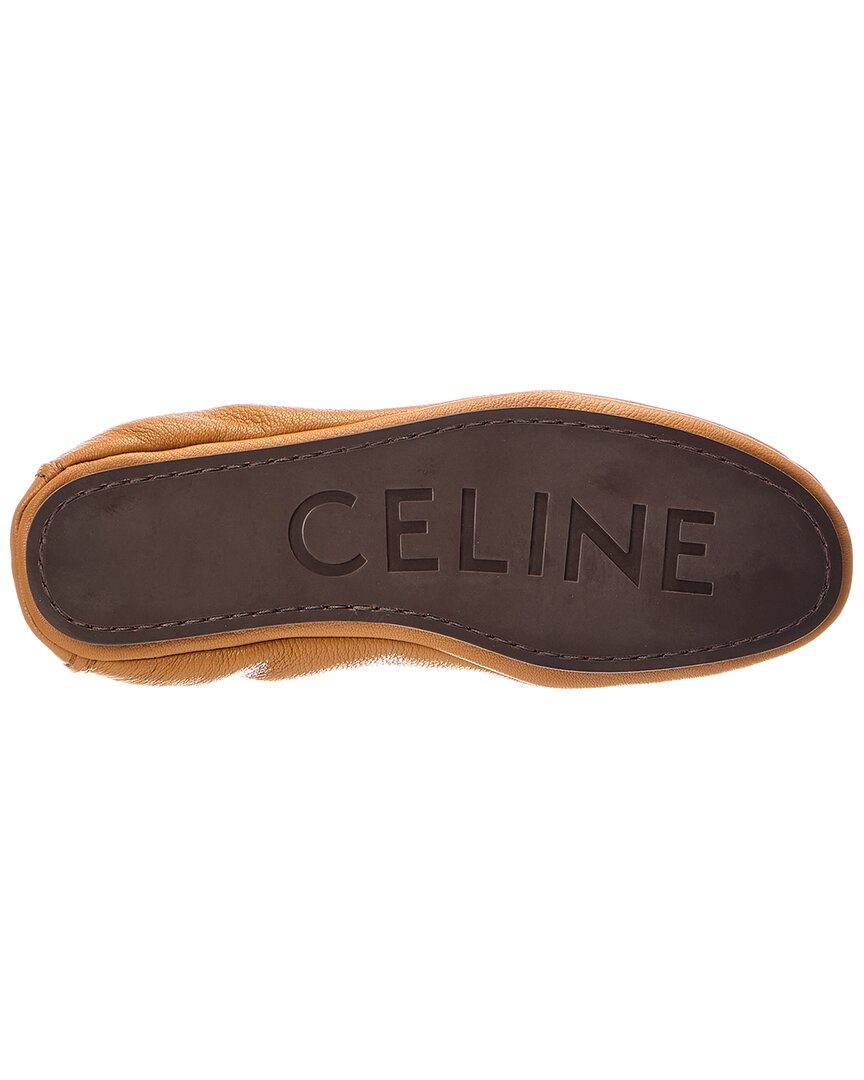 CELINE Celine Logo Leather Loafer