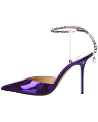 Jimmy Choo Saeda 100 Leather Pump