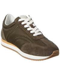 TOTEME Toteme Sport Suede-Trim Sneaker