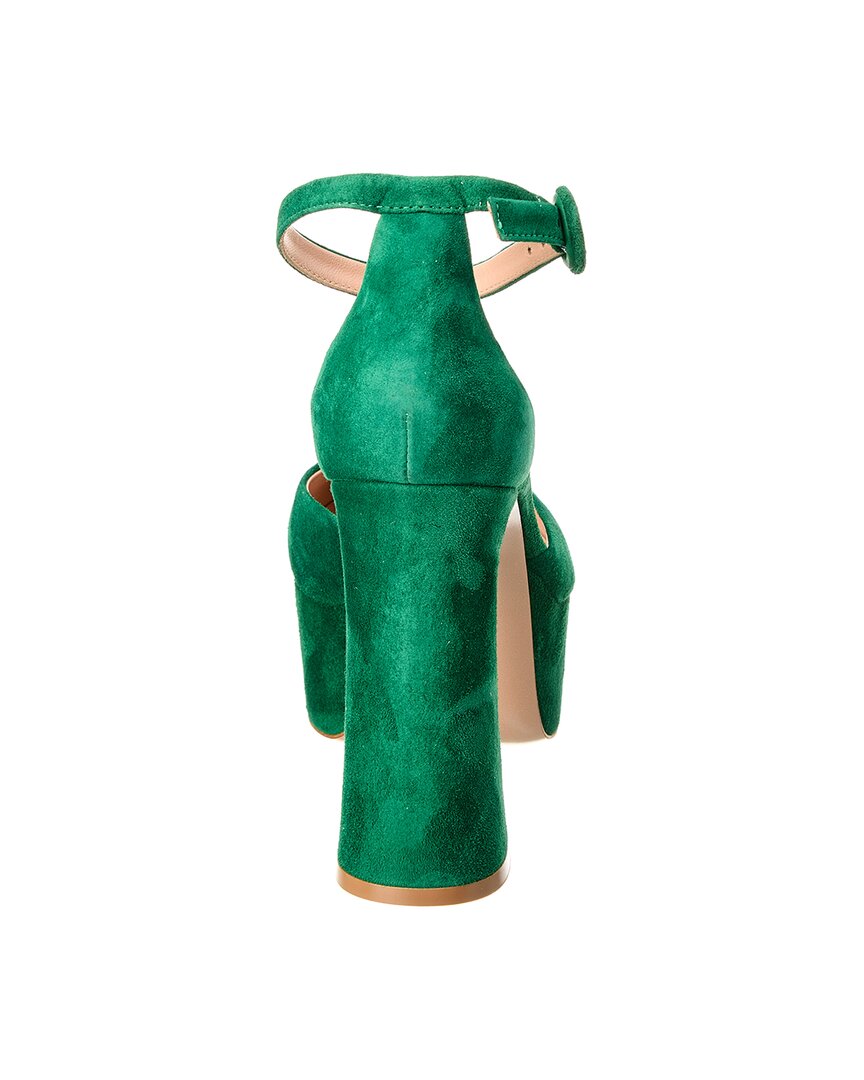 Gianvito Rossi Holly D'orsay 70 Suede Platform Pump – Bluefly