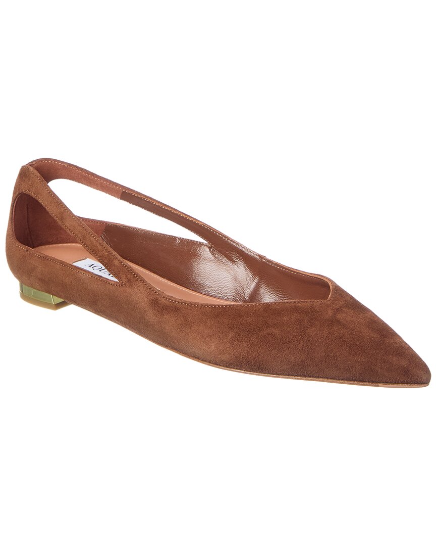Aquazzura Aquazzura Suede Ballerina Flat