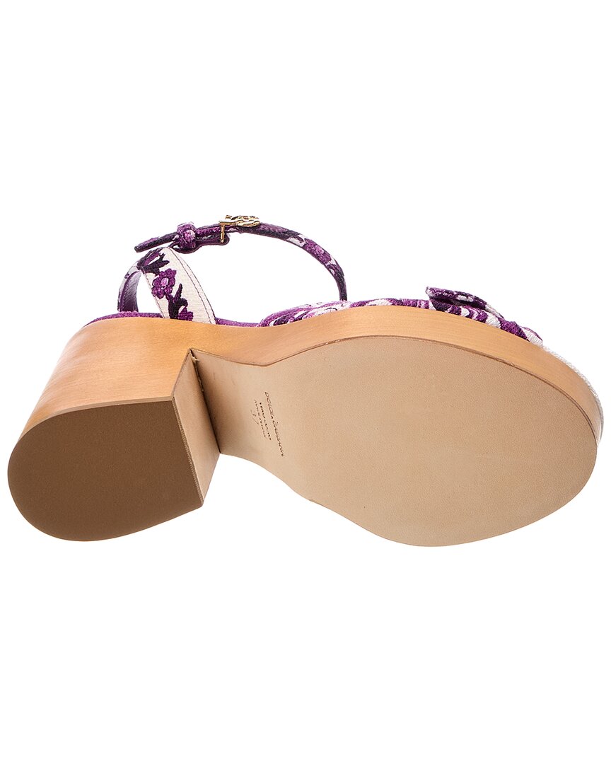Dolce & Gabbana Canvas Sandal