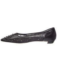Christian Louboutin Christian Louboutin Miss Z Mesh & Leather Flat