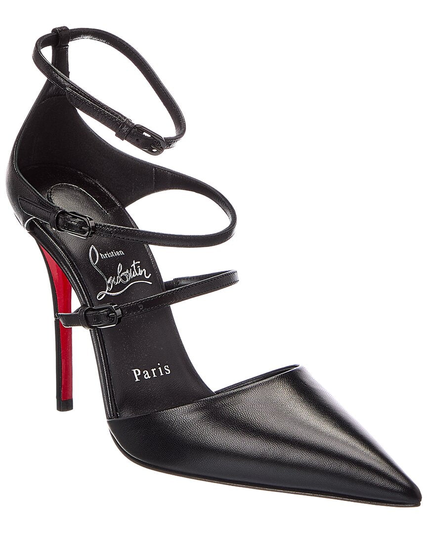 Christian Louboutin Christian Louboutin Logo Leather Pump