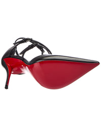 Christian Louboutin Christian Louboutin Logo Leather Pump