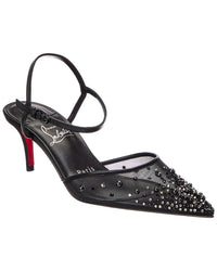 Christian Louboutin Christian Louboutin Logo Leather Pump