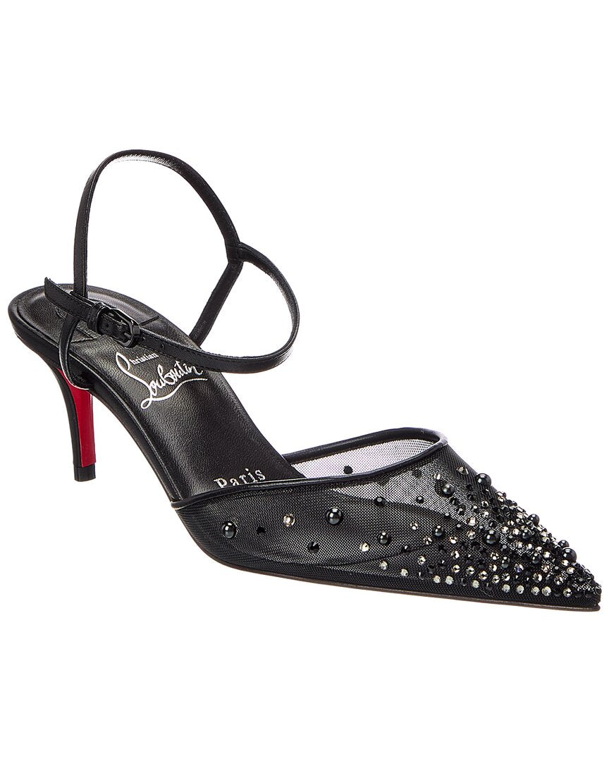 Christian Louboutin Christian Louboutin Logo Leather Pump