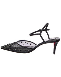 Christian Louboutin Christian Louboutin Logo Leather Pump