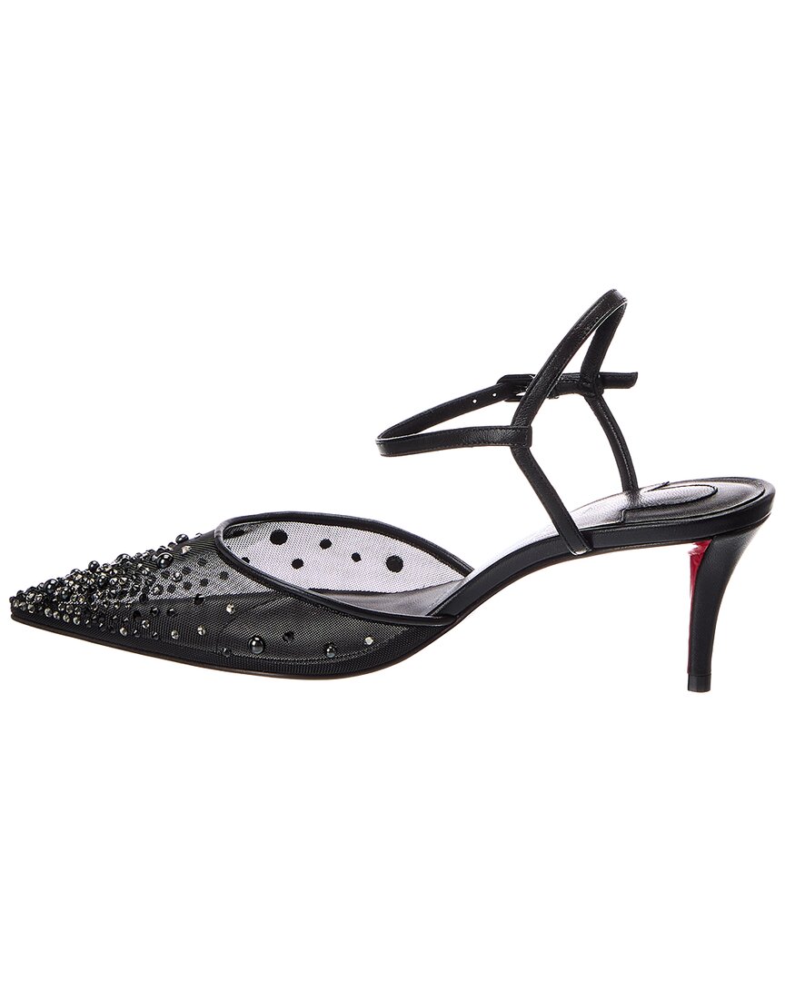 Christian Louboutin Christian Louboutin Logo Leather Pump