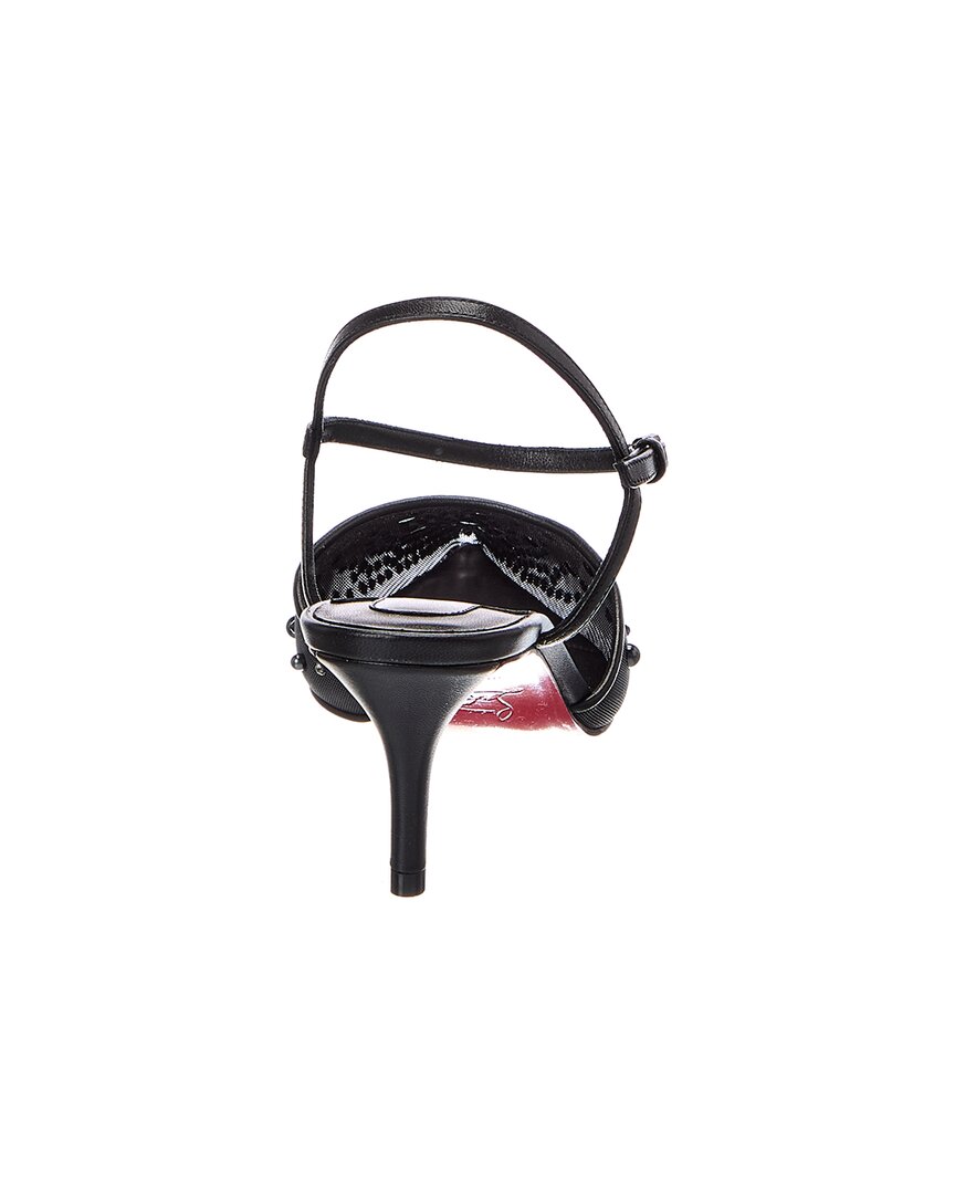 Christian Louboutin Christian Louboutin Logo Leather Pump