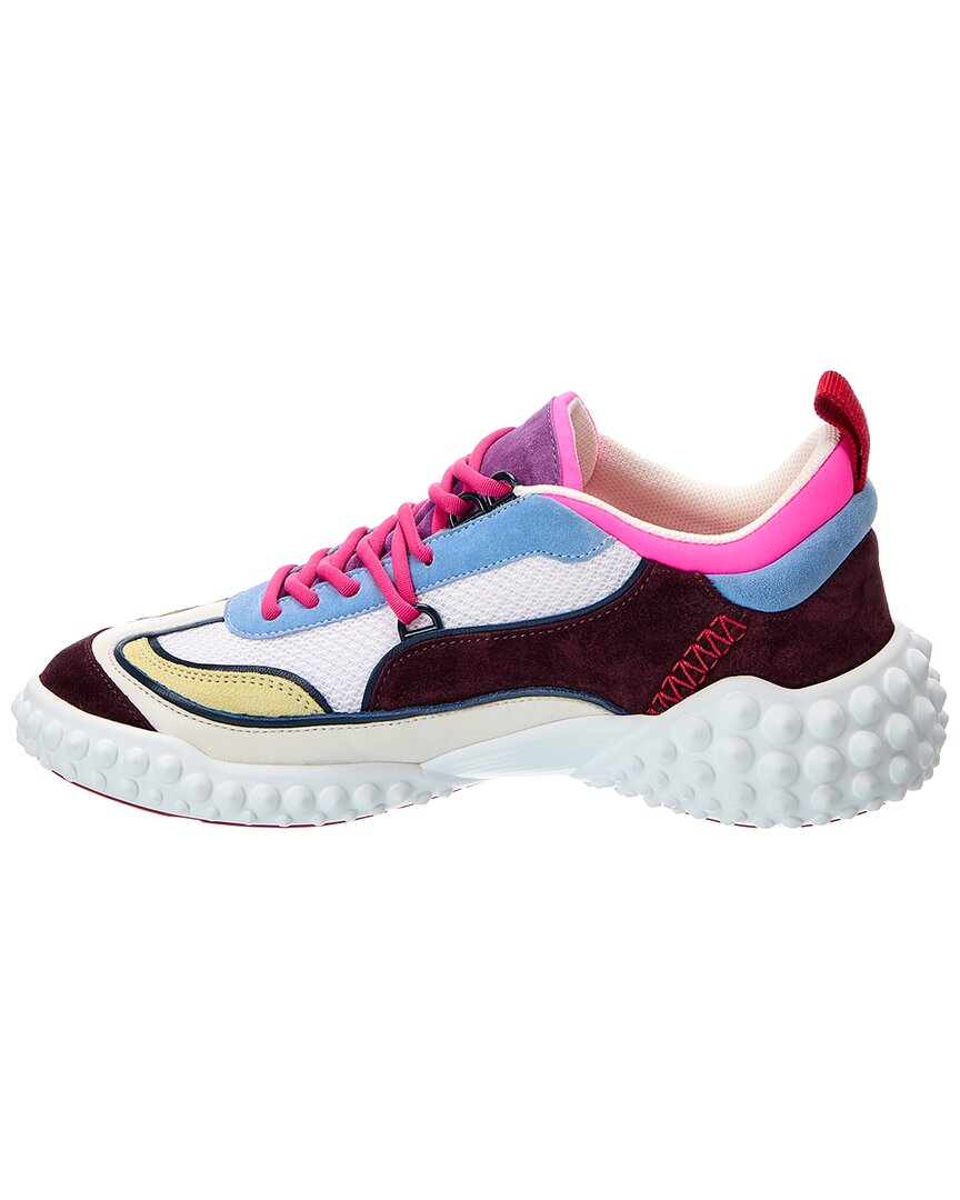Christian Louboutin Christian Louboutin Logo Suede Sneaker