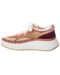 Chloé Chloé  Nama Suede-Trim Sneaker