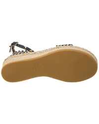 Valentino Valentino Rockstud 55 Grainy Leather Platform Sandal