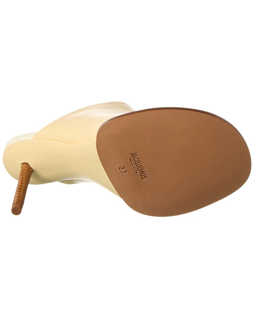 【新品未使用】定価約¥110,000 JACQUEMUS レザーミュール　37 Jacquemus Les Mules Rond Carre Leather Mule – Bluefly