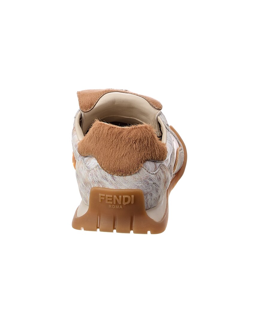 Fendi Wave Plus Suede Sneaker