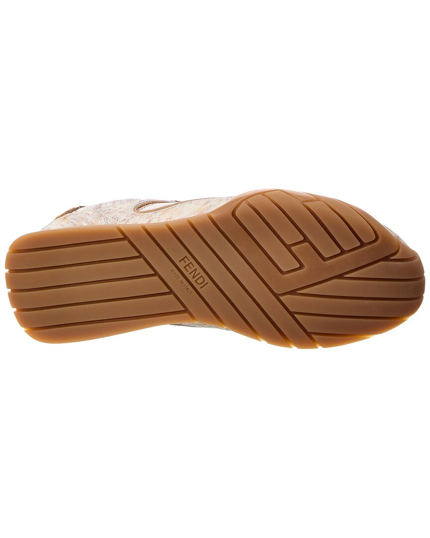 Fendi Wave Plus Suede Sneaker