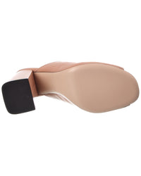 Valentino Valentino Vlogo Signature Leather Sandal
