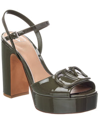 Valentino Valentino Vlogo Signature 155 Patent Sandal