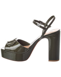 Valentino Valentino Vlogo Signature 155 Patent Sandal